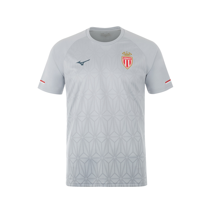 Mizuno Short sleeve Training Shirt AS Monaco Men Silver